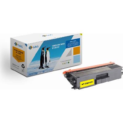 Compatible Тонер касета за BROTHER - TN320Y (TN-320Y)/TN325Y (TN-325Y) - Yellow - G&G (NT-CB315Y)