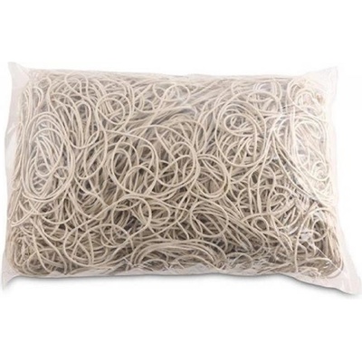 Gumičky Office Products 50mm 1kg biele