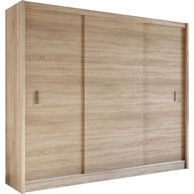 EMS Гардероб с плъзгащи врати SAPHIRA 250x215 см, дъб сонома (MT0006)