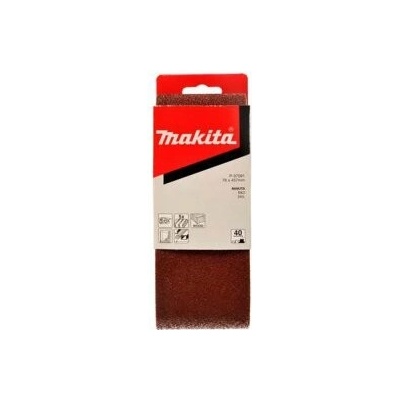 Set brusných pásů 76x457 mm P40/80/120 Makita P-37166