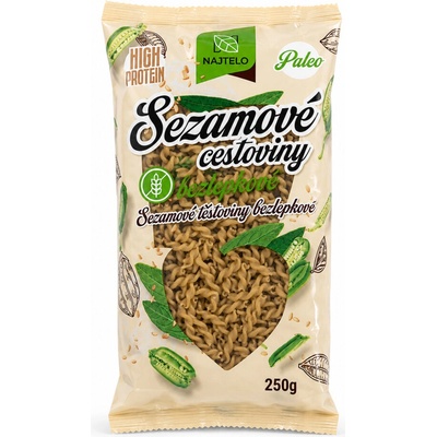 Najtelo Sezamové cestoviny paleo vretená bez lepku 250 g