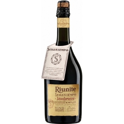 Riunite Serzatempo Lambrusco IGP perlivé červené víno 6 x 0,75 l (Kartón)