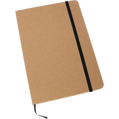 MPM Linkovaný poznámkový blok s deskami z recyklovatelného kraftového papíru Idah A5 - černý G01.4305.90 – Zboží Dáma