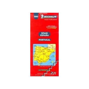 Spain, Portugal - Motoring and Tourist Map