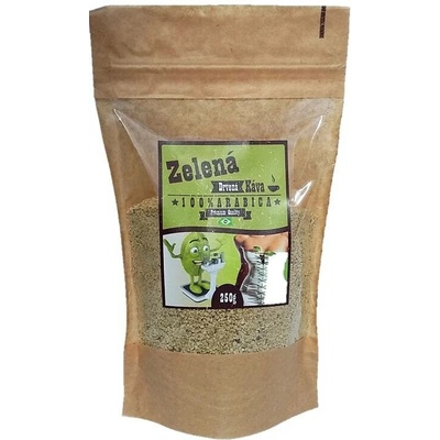 NAJTELO Zelená Káva drcená 250 g