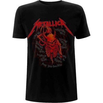 Metallica Риза Skull Screaming Red 72 Seasons Unisex Black 2XL (METTS84MB05)