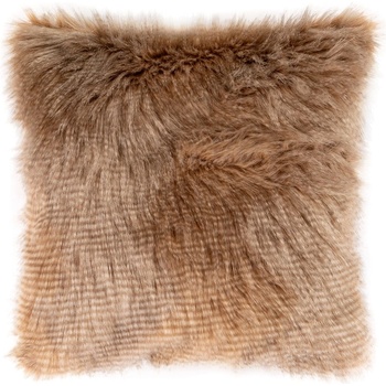 Tiseco Home Studio Кафява калъфка за възглавница от изкуствена кожа , 45 x 45 cm - Tiseco Home Studio (9457BROWNLIGHT)