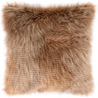 Tiseco Home Studio Кафява калъфка за възглавница от изкуствена кожа , 45 x 45 cm - Tiseco Home Studio (9457BROWNLIGHT)