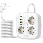 Tech-Protect 3 Plug + 4 USB 2 m Switch (150597)