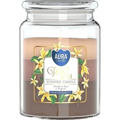 BISPOL Ароматна свещ Bispol Aura - Wild Vanilla, 500 g (/snd99t-387)