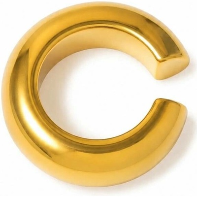 SARINES Zlatý earcuff z chirurgické oceli, minimalistický design S1189