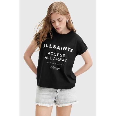 AllSaints Памучна тениска AllSaints TOUR ANNA в черно W071JA (W071JA)