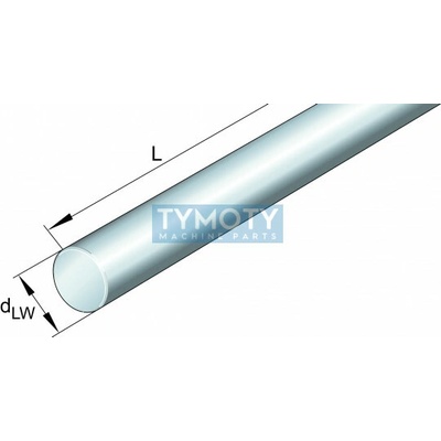 INA W 12x1000 mm H6-CF53 vodiaca tyč