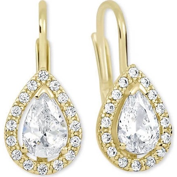 Soliter Náušnice zo žltého zlata s kryštálmi 239 001 00831