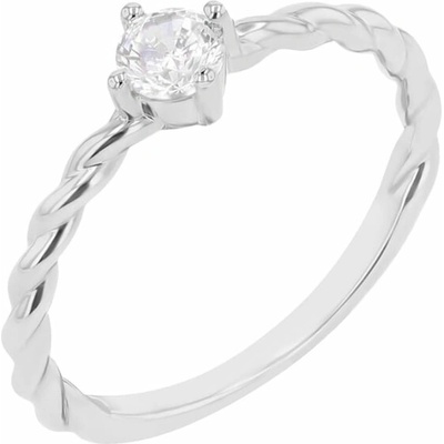 Eppi Prepletený prsteň s lab grown diamantom Nelson RE46554
