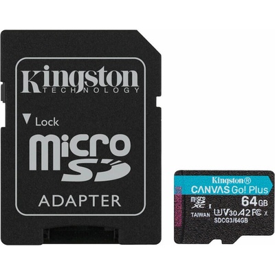 Kingston microSDXC 64GB Canvas Go Plus SDCG4/64GB