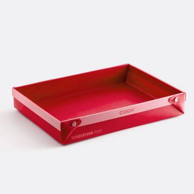 coox Сгъваема форма за печене (тава) COOX WUNDERFORM LQ в червен цвят - 34 х 25 х h5, 5 см (COOX 1212-302)