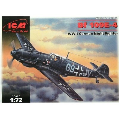 ICM Messerschmitt Bf 109E-4 German Night Fighter WWII 72134 1:72
