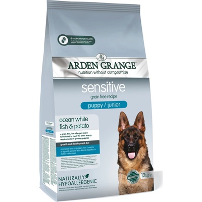Arden Grange Puppy & Junior Sensitive Ocean Fish 12 kg