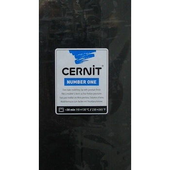CERNIT Modelovací hmota NUMBER ONE černá MAX 500 g