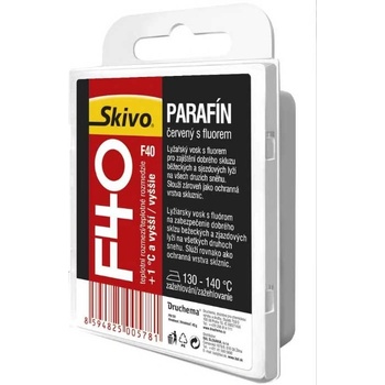 Skivo F40 parafín červený 40 g