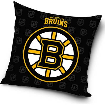 TipTrade Velurový Polštář NHL Boston Bruins 40x40