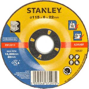 STANLEY - Шлифовъчен диск за метал 115x22 мм STA32050-QZ (STA32050-QZ)
