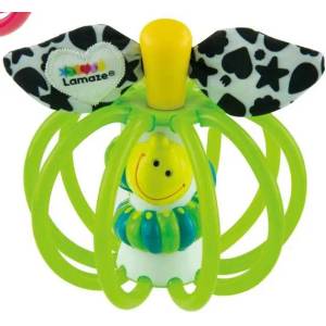 Lamaze Играчка за хващане Lamaze - Ябълка, зелена (L23101-G)