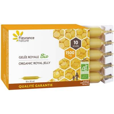 Fleurance Nature Био пчелно млечице и пчелен мед, 10 ампули, Fleurance Nature (131537 (03153) FN)
