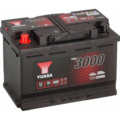 Yuasa YBX3000 12V 75Ah 650A YBX3086