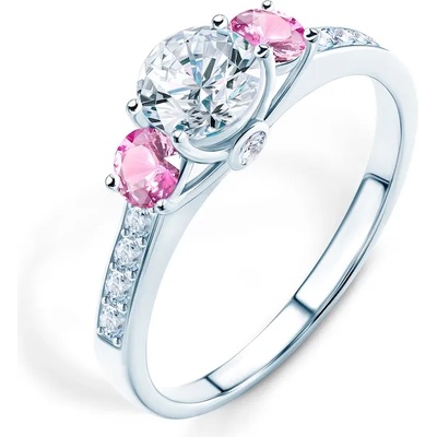 SAVICKI Годежен пръстен Dream: бяло злато, бял сапфир