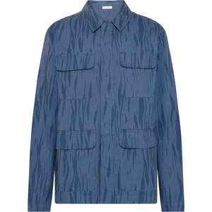 KnowledgeCotton Apparel Мъжко ежедневно яке KnowledgeCotton Apparel Rip-Stop Northern Lights Overshirt Casual jacket - Blue - размер XXL (003-3237-0116)