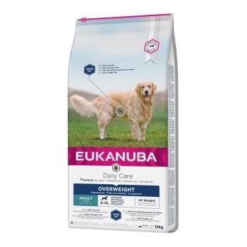 EUKANUBA Care Overweight Sterilized Dogs - Пълноценна суха храна за кастрирани израснали кучета с пилешко месо, 12 кг