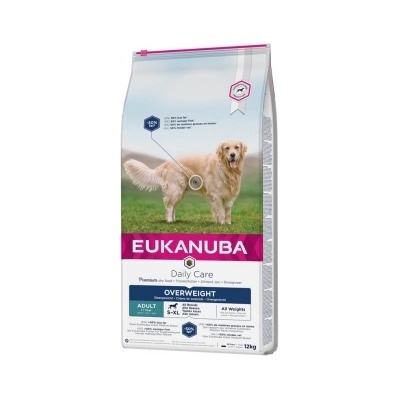 EUKANUBA Care Overweight Sterilized Dogs - Пълноценна суха храна за кастрирани израснали кучета с пилешко месо, 12 кг