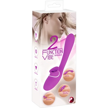 Image 1 of You2Toys 2 Function Bendable Licking Vibe Purple