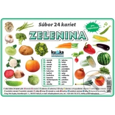 Súbor 24 kariet - zelenina 2 - Petr Kupka