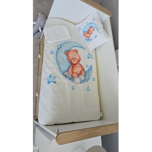 Babyhome Yuar6 Спален комплект от 4 части Цвят КАФЯВО МЕЧЕ (yuar6.4)