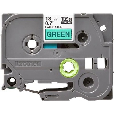 Brother P-Touch TZE-741 black on green 18mm (TZE741)