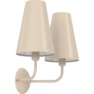 Luminex Стенно осветително тяло TORTOLA 2xE14/15W/230V бежово (LU3668)