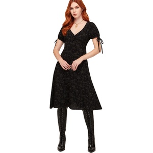 KILLSTAR дамска рокля KILLSTAR - Garden Of Venom - Black/Grey - KSRA014261