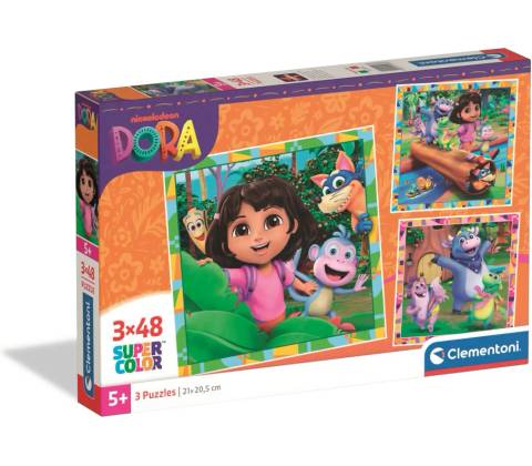Clementoni 3x48 Dora