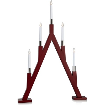 Markslöjd 703836 Vianočný svietnik BJURFORS 5xE10 3W 55V červená ML1282