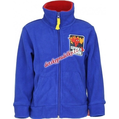 Chlapecká mikina na zip Disney Spiderman modrá