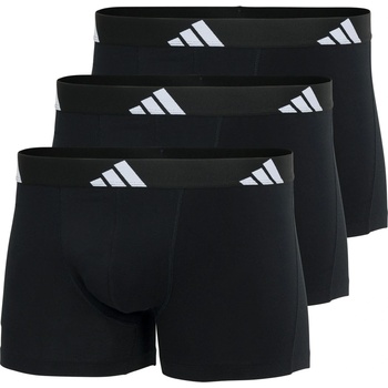 adidas Мъжки боксерки Adidas 3 Pack Boxers Mens - Black