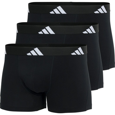 adidas Мъжки боксерки Adidas 3 Pack Boxers Mens - Black