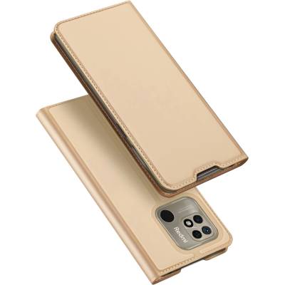 Dux Ducis Kнижен калъф DUX DUCIS Skin Pro за Xiaomi Redmi 10C - Златен KP26318