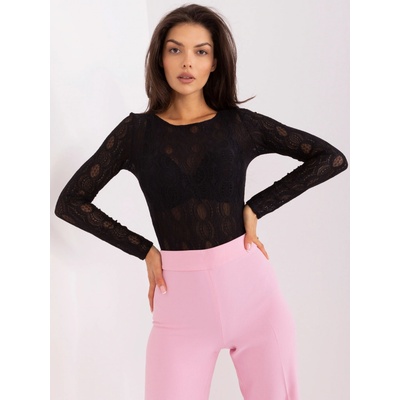 Basic průsvitné vzorované body lk-bo-509361.50p-black