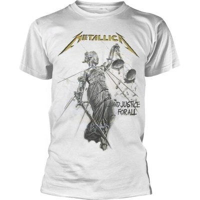 Metallica And Justice For All White XL Риза (PHDMTLTSWJUSXL)