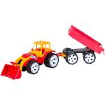 Bamsic ДЕТСКИ ТРАКТОР С ГРЕБЛО И РЕМАРКЕ 78 СМ - armtoys