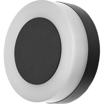 ELBULGARIA LED външен аплик Elbulgaria - Hasle R, 12W, IP44, 4000K, черен (2967-12wbk)